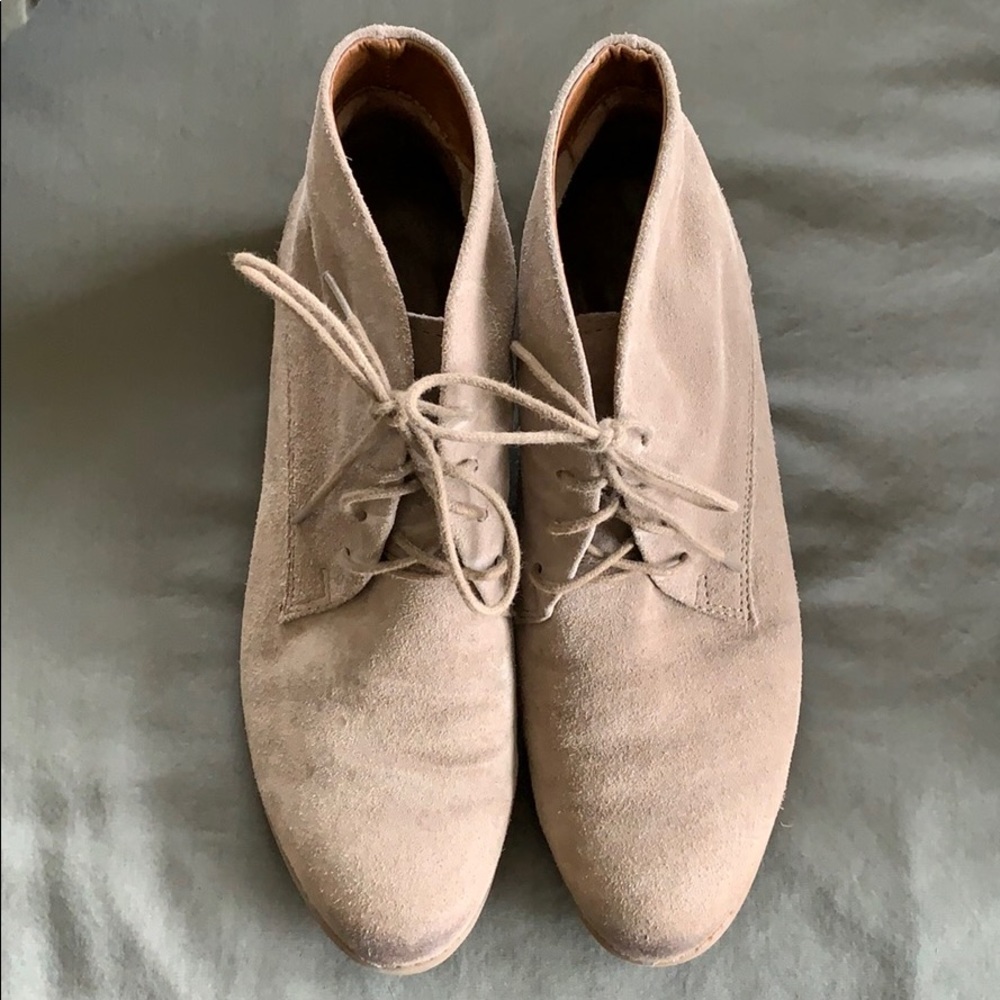 Suede booties